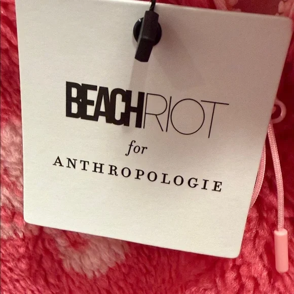 Beach Riot 3/4 Zip Pink Fleece Jacket by Anthropology - Picture 3 of 4